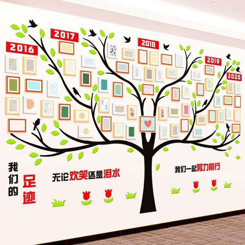 教育培训机构学员风采展示墙设计 企业照片墙相框组合与文化墙打造指南
